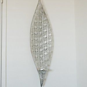 Anthropologie Large Silver Wall Hanging